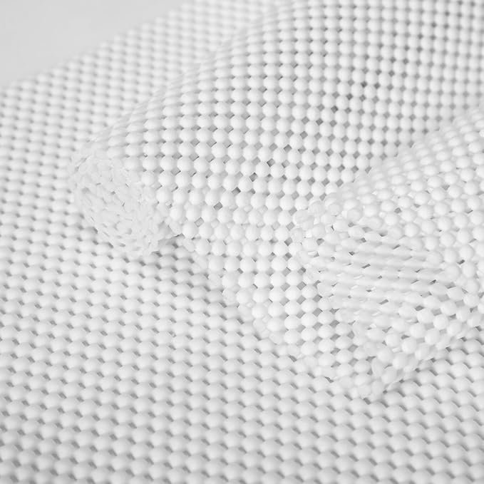 Shelf Liners for Cabinets-Drawer Liner Cabinet Liners for Shelves Kitchen,Non-Adhesive,Non-Slip,White,12 x 180 inch by vortiara