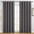NICETOWN Blackout Curtains Panels for Living Room, 2 Panels, 66 x 80 Inch, Biscotti Beige, 3 Pass Microfiber Noise Reducing Thermal Insulated Solid Ring Top Blackout Window Drapes by NICETOWN