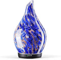 Porseme 280ml Essential Oil Diffuser Glass Color Changing Aroma Air Diffusers Aromatherapy Ultrasonic Cool Mist Humidifier 7 Running Hours Waterless Auto-Off for Sleeping, Yoga, Office (Deep Blue) by Porseme