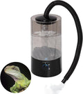 4L Reptile Humidifier Fogger with Extended Hose - Adjustable & Quiet Fogger/Mister for Chameleon, Bearded Dragon, Amphibians - Large Capacity(Black) by Hoqqf