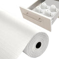 Shelf Liner Cabinet Liner for Shelves Non-Adhesive Kitchen Drawer Liner by Linda’s Essentials (12 x 120 Inches) - Non-Slip Easy Clean Shelf Liners for Cabinets and Cupboard Protector, Waterproof Mat by LindasEssentials