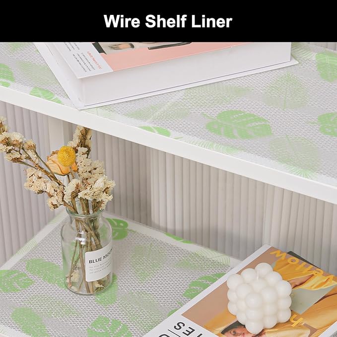 Cooyes Shelf Liner – Premium Non-Adhesive Cabinet & Drawer Liner for Kitchen – Waterproof Shelf Paper with Modern Pattern – Durable EVA Cabinet Mat – Easy to Cut （12" W x 240" L） - Image 5