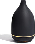 InnoGear Oil Diffuser, 150ML Ceramic Diffuser for Essential Oils Handcrafted Aromatherapy Diffuser Ultrasonic Cool Mist Humidifier with 2 Mist Modes Waterless Auto Off for Room Office, Black by InnoGear