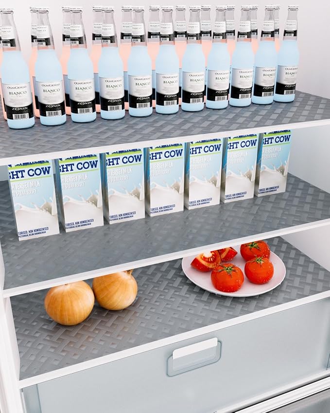 Shelf and Drawer Liner for Kitchen Cabinet, Non-Adhesive 24in x 120in Waterproof Contact Paper Refrigerator Liners Thickened Durable EVA Material Non Slip Mat for Dresser Cupboard Pantry Protector - Image 9