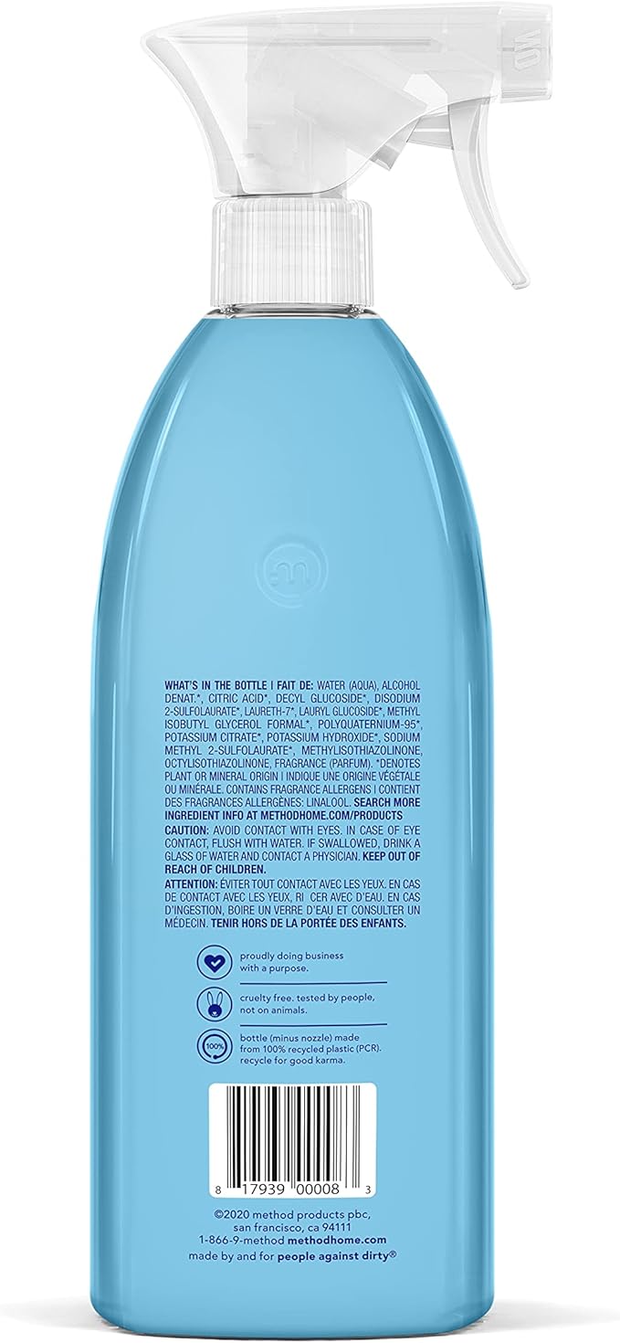 Method Bathroom Cleaner, Removes Mold + Mildew Stains, Eucalyptus Mint, 28 Fl Oz - Image 2