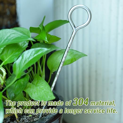 Soil Probe 10 Inches Moisture Meter for Plants, Soil Moisture Sampler with Dual Scale Markings, House Plant Water Monitor No Batteries Required - Image 6