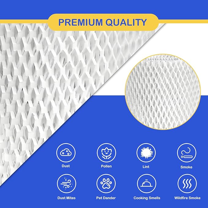 Humidifier Wicking Filter Replacement Compatible with Pelonis PSU10E1BB, PSU10E1WW and PSU10E2FWW, PSU10E2FBB Humidifier Wick Filter 3 Pack - Image 2