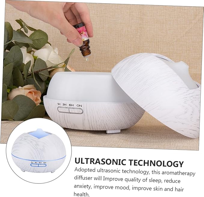 CHILDWEET Aroma Diffuser with LED Lights Essential Oil Diffuser Humidifier Remote Control Color Modes Auto Shut Off for Yoga Spa Relaxation - Image 5