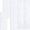 456 Pcs Small Felt Furniture Pads, Self-Adhesive EVA Foam Dot Circles, Round Felt Furniture Stickers for Desks Drawers Vases Photo Frames Cabinets Doors-White (0.39'', 0.78'', 1.18'') by Unknown