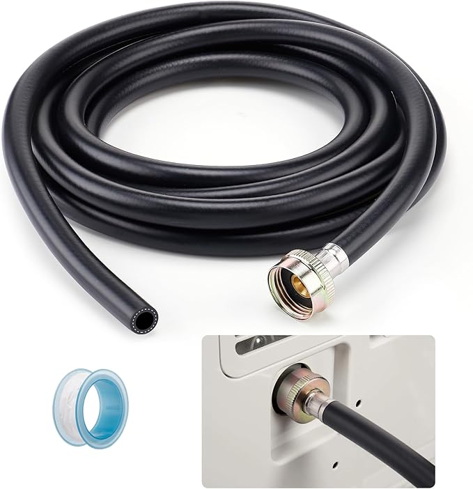 Leakproof Dehumidifier Drain Hose 3/4" FHT - 12 FT Thickened Dehumidifier Hose with Rustproof Durable Connector, No Kink and Easily Coilable, Fits for Most of Dehumidifiers by Apipi