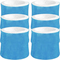 Humidifier Wicking Filter Replacement 2.0 Compatible with Canopy Bedside and Nursery Humidifier 2.0, Wood Pulp & Paper Filter, 6 Pack (Blue) by Roninby