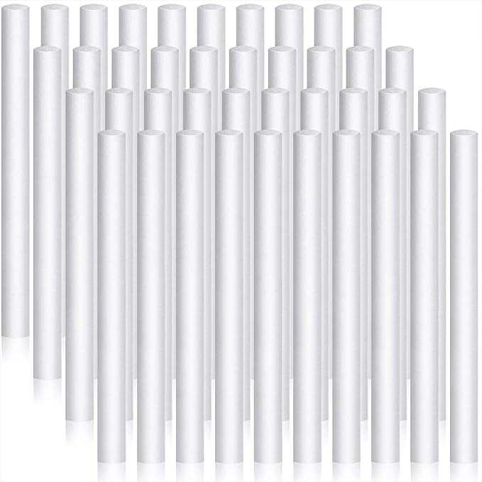 40 Pieces Humidifier Filter Cotton Refill Travel Mini Humidifier Filters Sticks Car Filters Replacement Parts for Portable Personal USB Powered Smart H20 in Office Bedroom(5.9 Inch) by Boao