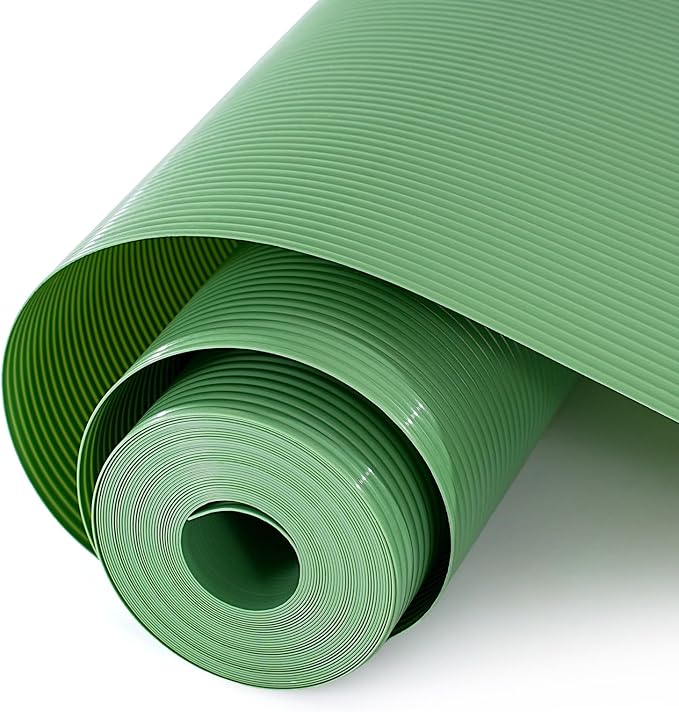Shelf and Drawer Liner for Kitchen Cabinet, Non-Adhesive 12in x 120in Waterproof Durable Thickened EVA Material Easy-to-Cut Contact Paper Non Slip Mat for Refrigerator, Cupboard, Dresser by Unknown
