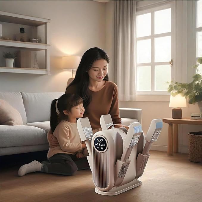 Glove Dryer & Boot Warmer, Electric Shoe Dryer with Digital Panel, 48°C Constant Temperature and 360° Heating, 60 Min/180 Min/360 Min Timing and Safe Material, for Boot, Shoes, Gloves, Hats - Image 8