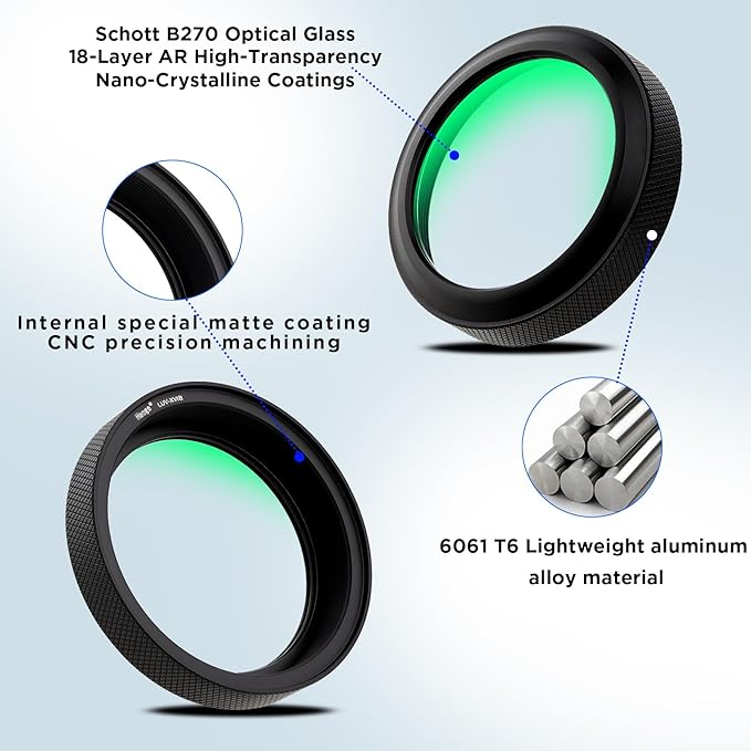 Haoge MC UV Camera Lens Protection Filter for Fujifilm X100VI Fuji X100V Camera with Integrated Adapter Ring Black LUV-XVIB - Image 5