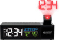 La Crosse Technology 616-1950-INT Pop-Up Bar Projection Alarm Clock with USB Charging Port by LaCrosseTechnology