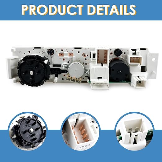 599-217 Heater A/C Control Switch,Front Climate Control Module Compatible with 1996-2020 Chevrolet Express 1500 2500 3500, Chevy C4500 C5500 C6500,1996-2020 GMC Savana, OE # 599-217, 15073274 - Image 7