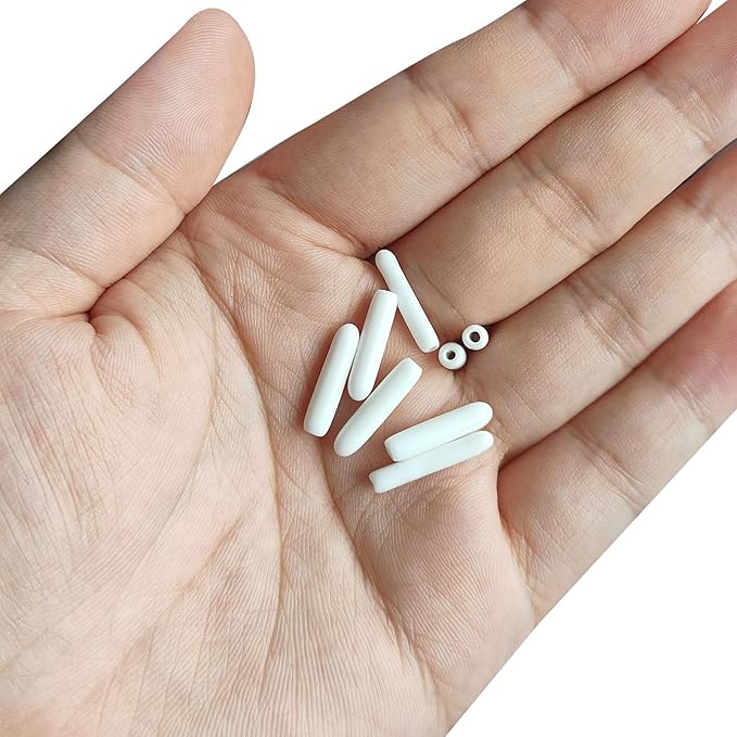 uxcell 20pcs Rubber End Caps 2mm ID Vinyl Round End Cap Cover Screw Thread Protectors White - Image 6