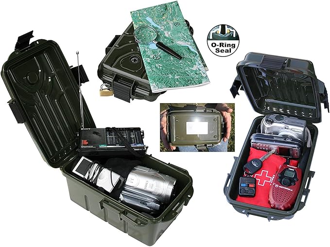 MTM Survivor Dry Box with O-Ring Seal (Forest Green, Small) - Image 2