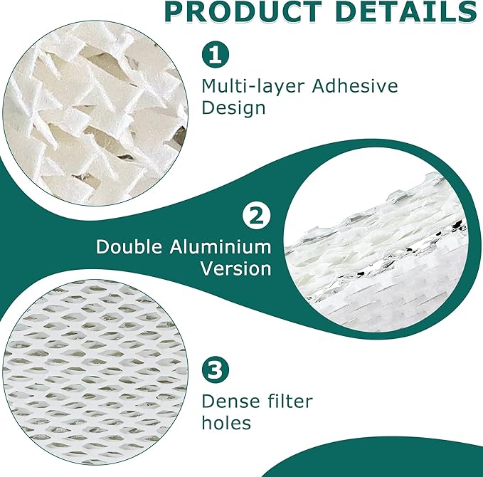 45 Water Panel Humidifier Filter Compatible with April.aire 400 400A 400M Humidifier, 9-7/8" x 12-7/8" x 1.75"(Pack of 2 by TOMOON) - Image 2