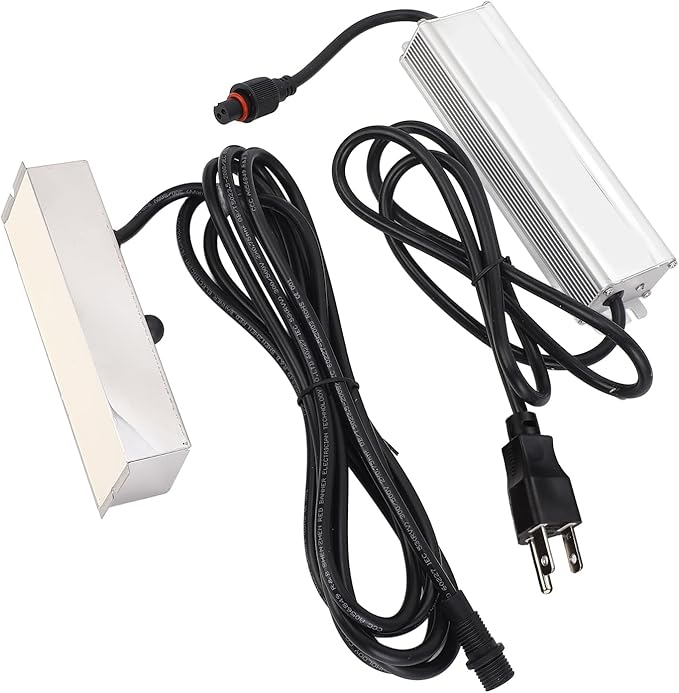 Garosa Ultrasonic Mist Maker, 3 Head Stainless Steel Fogger IP67 Water Proof Power Supply for Indoor Outdoor Landscape Garden Humidifier (US Plug) - Image 7