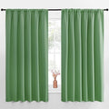 NICETOWN Blackout Curtains for Bedroom, Blackout Curtain Panels, Froest Green, 1 Pair, 62 by 63-inch, Window Treatment Energy Saving Thermal Insulated Solid Rod Pocket Blackout Drapes/Draperies by NICETOWN