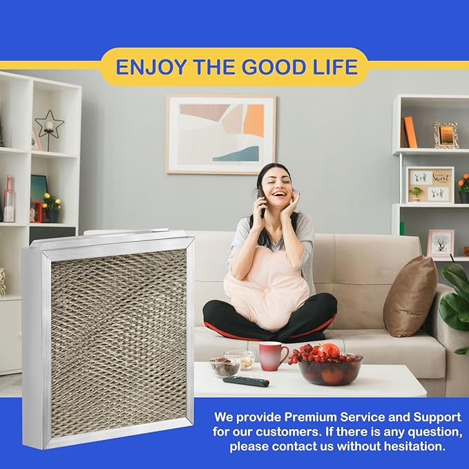 990-13 Humidifier Vapor Pad Water Filter Compatible with GeneralAire 990-13 G13 Humidifier Replacement Evaporator Pad Media Filter for Models 709 990 1040 1042 1137 SL16, GFI #7002, 3 Pack - Image 7