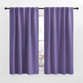 NICETOWN Blackout Curtain Panels for Living Room - (Lilac Blue Color) 34x48 inch, 2 Panels Set, Room Darkening Blackout Drapes for Window by NICETOWN