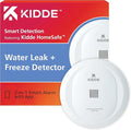 Kidde WiFi Water Leak Detector & Freeze Alarm, Alexa Device, Smart Leak Detector for Homes with App Alerts,White by Kidde