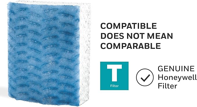 Honeywell HFT600PF1 Replacement Wicking Filter T, 1 pack, White - Image 4