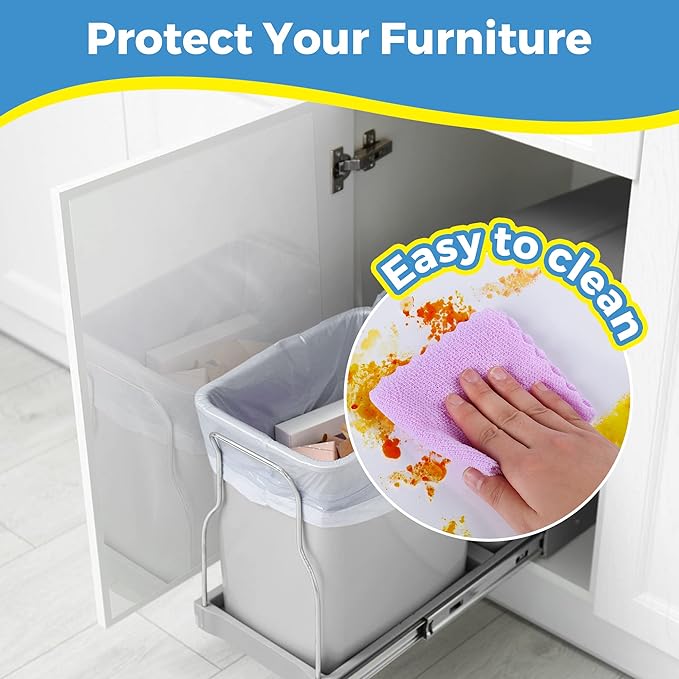 Electrostatic Wall Protective Film, Clear Protector Removable Contact Paper, Transparent Static Cling, Plastic Wall Protector from Trash Can, Chair Back, Furniture, Door 9.84ft - Image 5