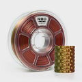R3D Dual Color Silk PLA Filament, Co-Extrusion 3D Printer Filament 1.75mm, 30-370 mm/s High Speed PLA, Dimensional Accuracy +/- 0.02 mm, 1KG Plastic Spool (Silk Autumn) by R3D