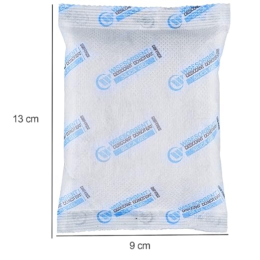6Pcs 100 Gram Silica Gel Packets, White Dessicant Beads Packets for Storage, Pure and Safe Silica Gel Desiccant Packs, Moisture Absorber Silica Gel Beads Packs for Moisture Control - Image 2