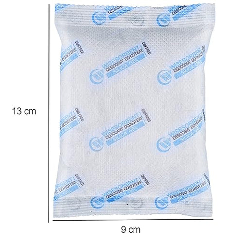 10Pcs 100 Gram Silica Gel Packets, Dessicant Packs for Storage, Pure and Safe Desiccant, Moisture Absorber Silica Gel Beads Packs for Moisture Control - Image 2