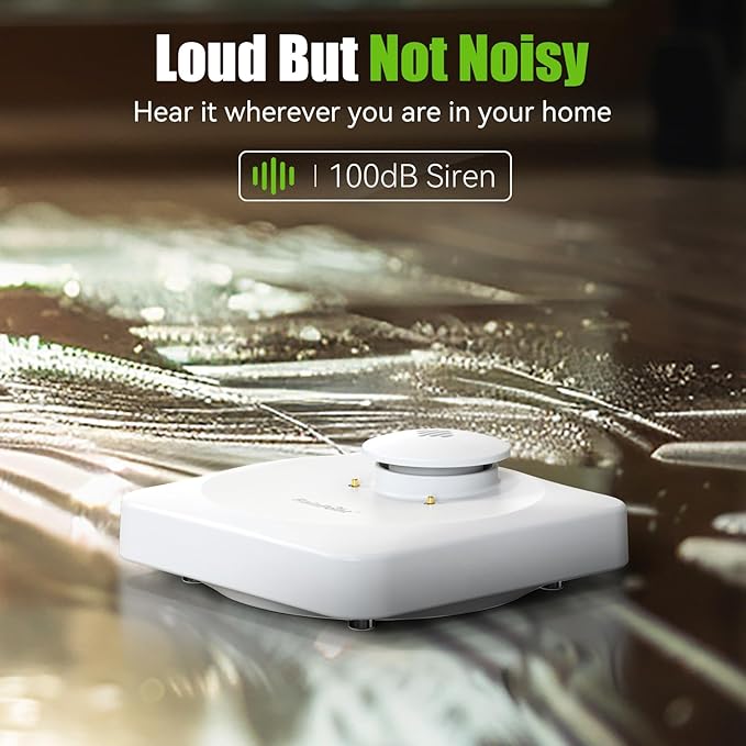 RainPoint WiFi Water Leak Detectors for Home - IP66 Waterproof Grade Water Sensor Leak Detector Kit with Hub, Powerful Alarm Siren, Includes 3 Water Alarm Leak Detectors & One WiFi Gateway Hub - Image 5