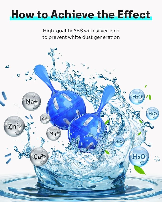 Leemone Humidifier Cleaner 6 Pack, Demineralization Cleaning Ball, Works in All humidifiers and Fish Tanks, Purifies Water, Prevents Hard Water Build-Up, Reduces Scale - Image 5