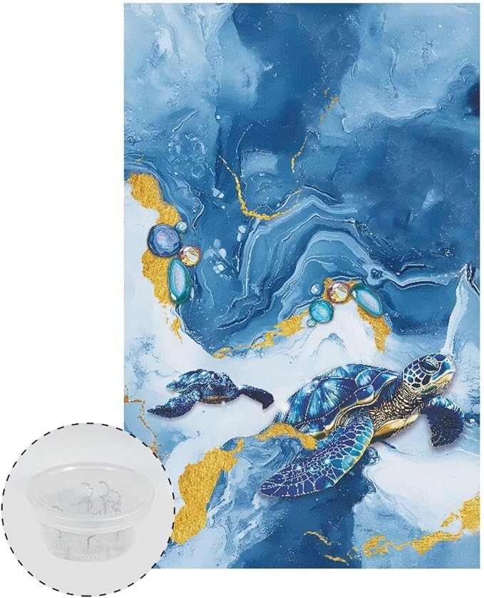 Marble Turtle Recliner Headrest Cover for Sofa Fabric Recliner Headrest Protector Washable Couch Slipcover Washable Chair Covers for Home Office Sofa Chair Decoration - Image 2