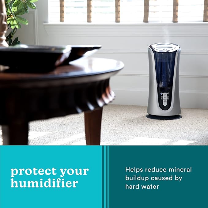 HoMedics Demineralization Cartridge for Ultrasonic Humidifiers – 4-Pack Humidifier Filter Replacements, Filters Mineral Deposits and Purifies Water in Air Humidifiers for Bedroom, Plants, Office Blue - Image 8