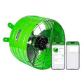 Quietcool AFG SMT ES-3.0 Smart Attic Fan for Gable Vents - Up to 2801 CFM - As low as 22 Watts - Smart App Control - Thermostat and Humidistat - 20ft Power Cord - Plug-and-play - Three Speed by QuietCool