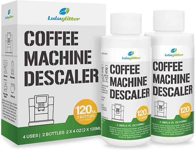 Descaling Solution (2 Pack, 2 Uses Per Bottle) – Coffee Maker Cleaner for Keurig, Nespresso, Delonghi and All Single Use Coffee and Espresso Machines - Image 4