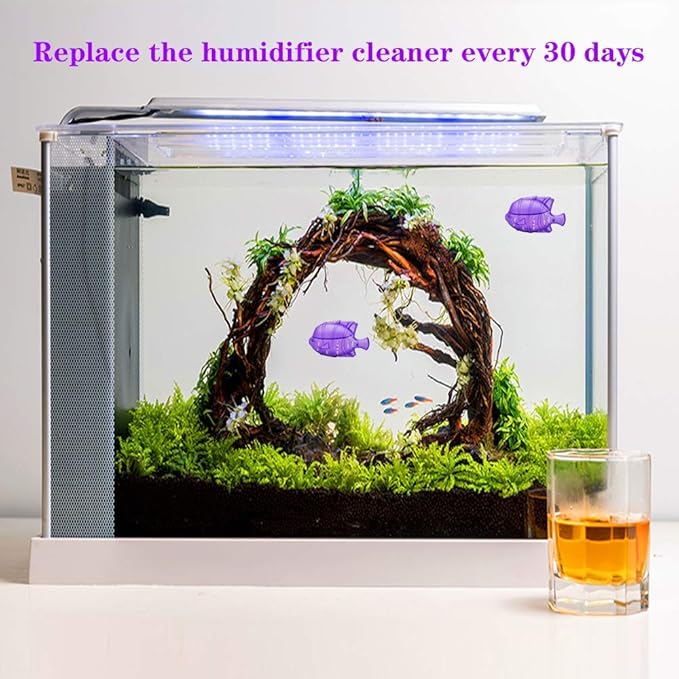 2 Pack Humidifier Fish Cleaner for Humidifier Water Treatment, Universal Humidifier Tank Cleaning Cartridge Protects Humidifier Against Odor, Compatible with Most Humidifier, Fish Tank - Image 5