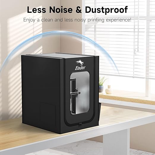 Creality Official 3D Printer Enclosure, Constant Temperature Protective Cover Fireproof Dustproof 480 * 600 * 720mm for Ender 3 V3 SE/Ender 3/Ender 3 V2/Ender 3 V2 Neo/Ender 3Pro/Ender 3Neo/Ender 3S - Image 7