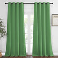 NICETOWN Blackout Window Curtain 90 inch Length - Room Darkening Thermal Insulated Grommet Large Window Treatment Light Blocking for Bedroom/Doorway (Froest Green, 1 Panel, W52 x L90) by NICETOWN
