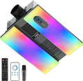 Bathroom Exhaust Fan with Heater, Light, Bluetooth Speaker, Odor & Humidity Sensors, 230 CFM Quiet Ceiling Fan with 3 Dynamic RGB Lighting, 3CCT - Remote App Control - Compatible with Alexa by VallisCo