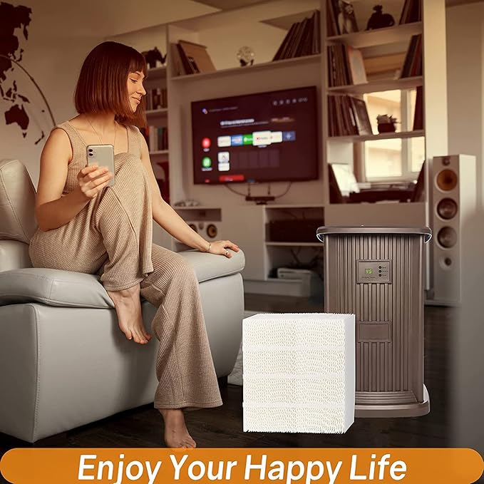 1043 Essick Humidifier Wick Filter for AIRCARE Air EP9500 EP9700 EP9800 EP9 EP9R EP9R500 EP9R700 EP9R800 800821000 826000 826600 831000 Fit Bemis Space Saver 800 8000 Series Evaporative - 2 Pack - Image 7