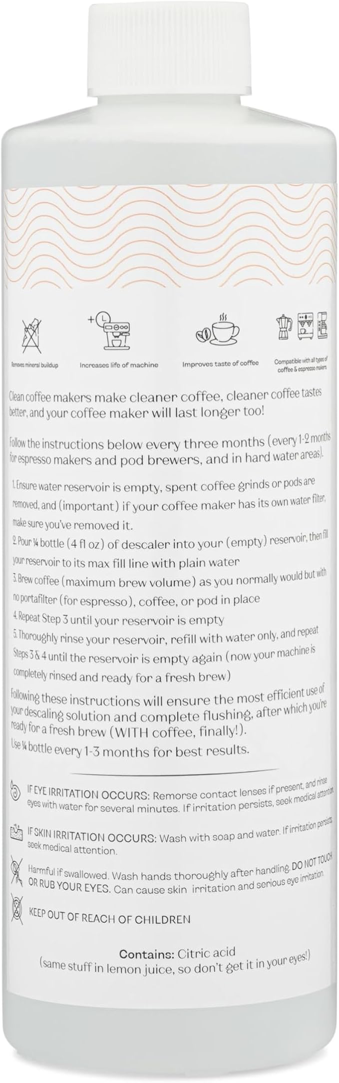 Descaler | Liquid Descaling Solution for Nespresso, Delonghi, Breville and All Types of Espresso Machines | Descaler Removes Mineral Desposits for Cleaner Coffee Makers and Cleaner Coffee - Image 3