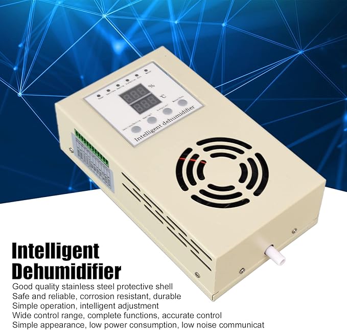 Closet Dehumidifier, Drainage Fully Functional Dehumidifier Controller Fan Type, Dehumidification Device with Temperature Probe for Control Cabinets, Furniture - Image 6
