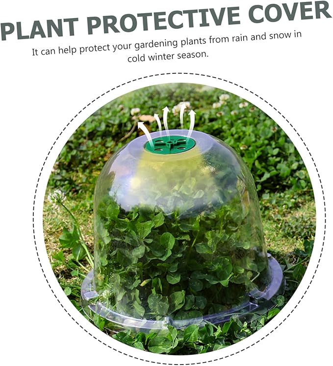 Plant Humidity Dome Reusable Greenhouse Protector for Outdoor Gardening Cloche for Plants Frost and for and Nursery Use - Image 3