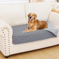 Smiry Waterproof Dog Bed Cover Pet Blanket, Soft Washable Dog Blanket for Furniture Bed Couch Sofa Reversible, Checkered (30"x53", Grey/Light Grey) by Smiry