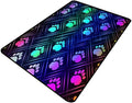 Floor Covering, Colorful Animal Paw Printed Patterns, Moisture Barrier Area Rugs, Fade Resistant, Flame Resistant, Quick Dry, Stain Resistant, Waterproof Floor Carpet for Living Room, 72 x 108 Inch by Snarena